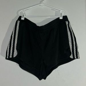 Black Adidas athletic shorts